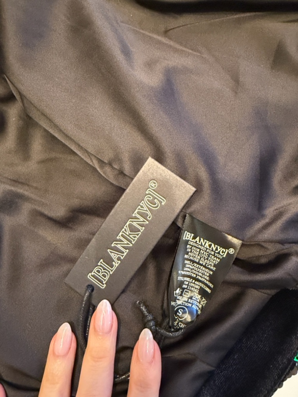 Blank NYC Multicolor Sequin Chevron Blazer Jacket - Picture 7 of 10